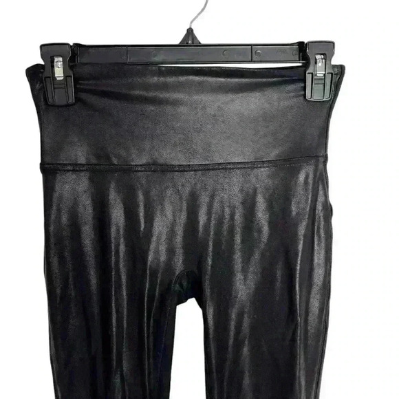 Spanx Faux Leather Leggings Black Size Small - Picture 3 of 11